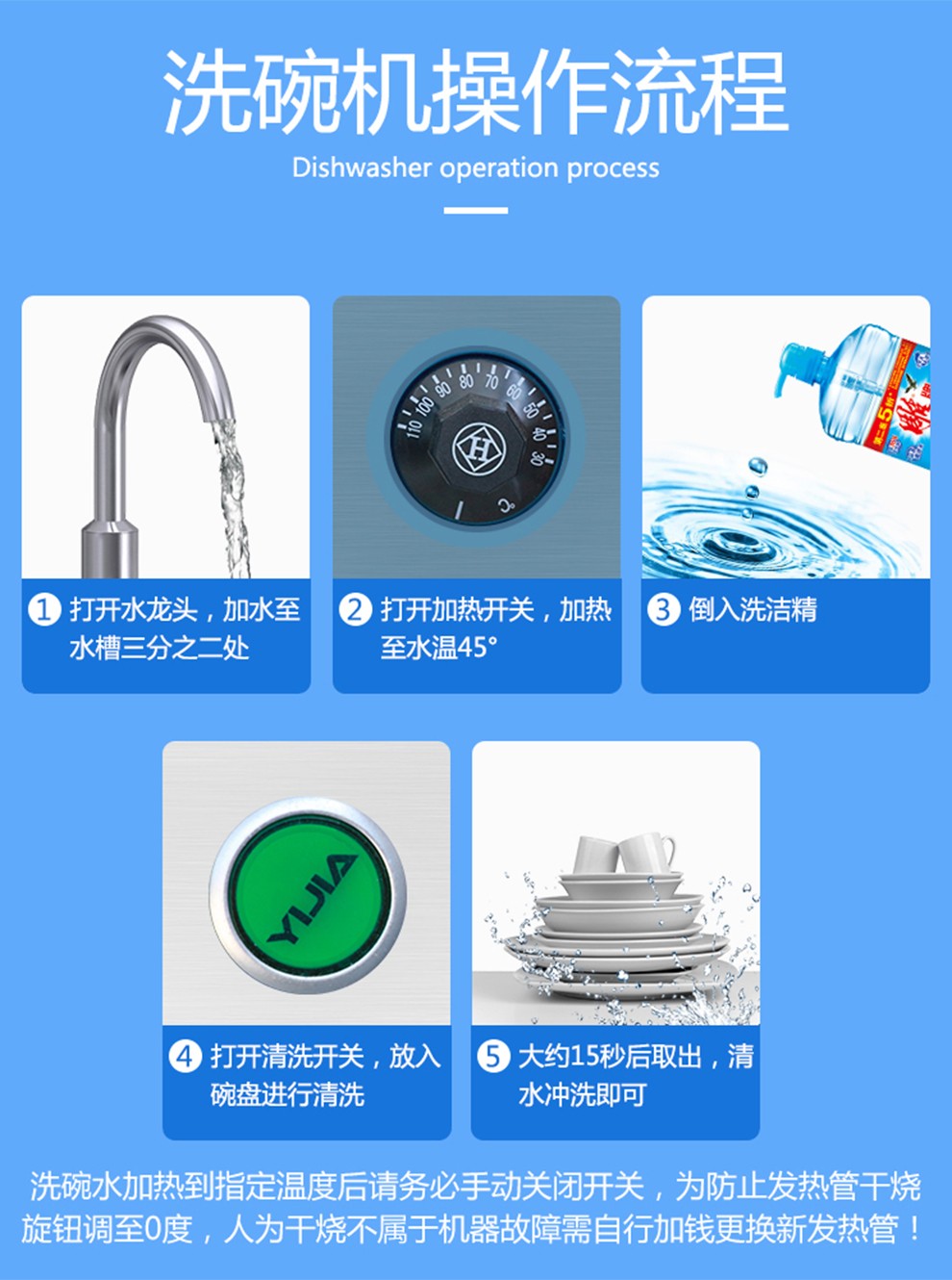 全自動(dòng)超聲波商用洗碗機(jī)（單池）